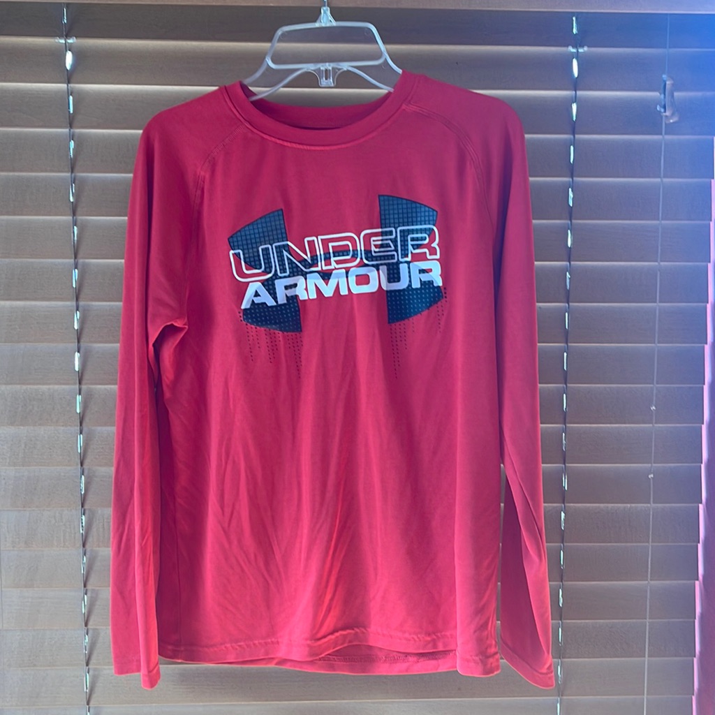 Under Armour, Long Sleeve Shirt, Youth, Large